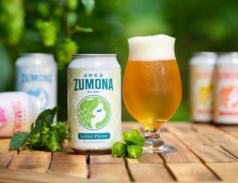 クラフトビールが並ぶ様子